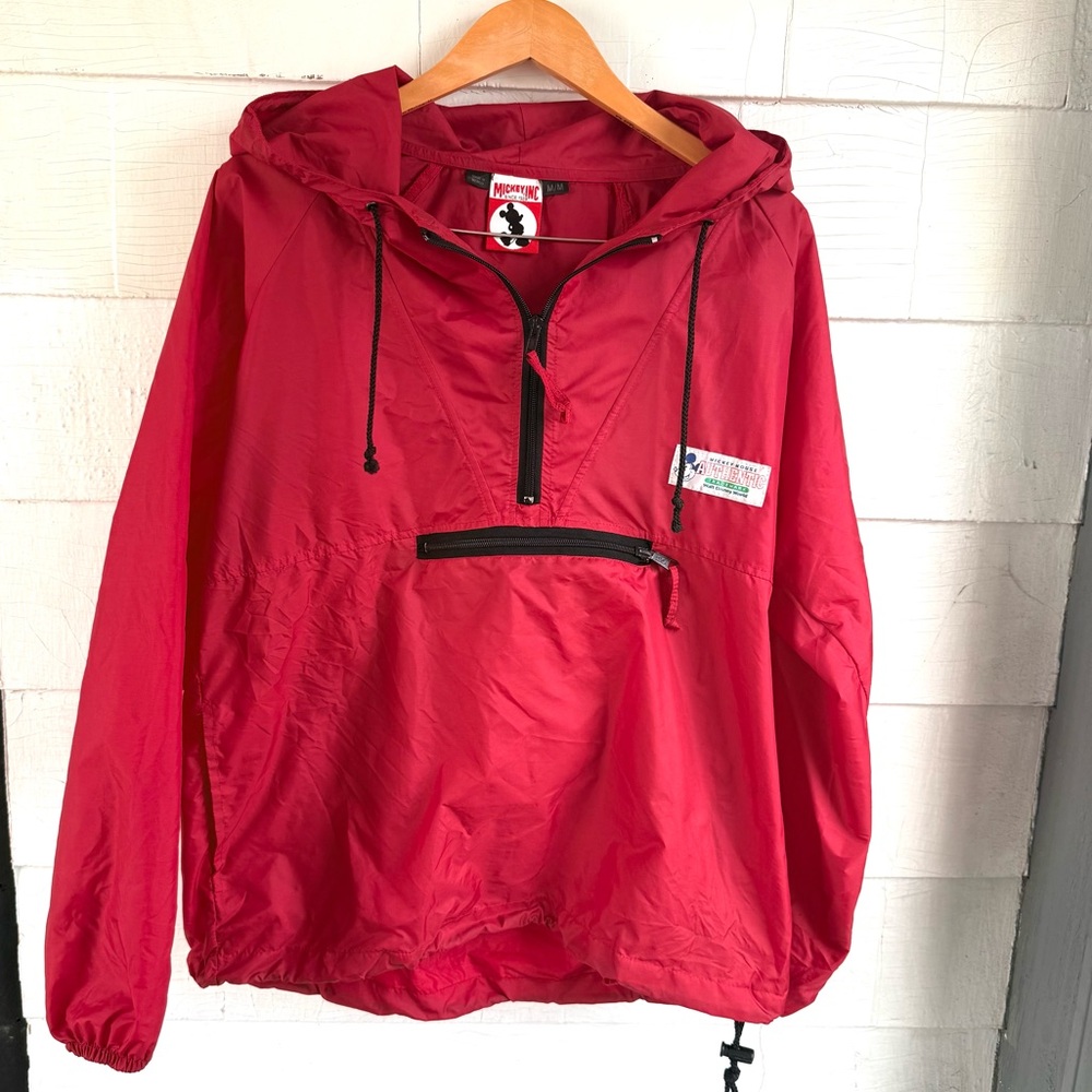 Vintage Mickey, Inc Mickey Mouse Authentic Pullover Windbreaker